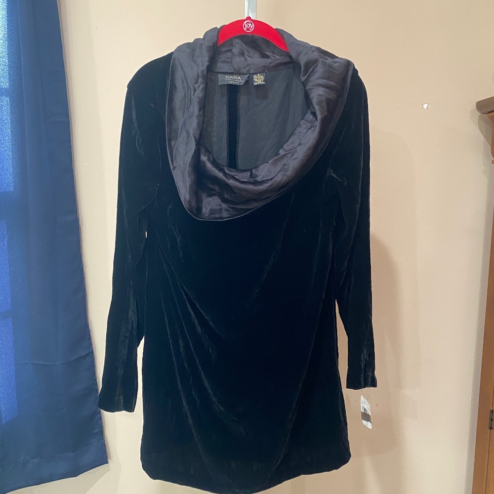 Dana Buchman Palazzo Black Dress NWT